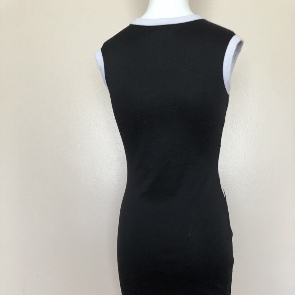 JANICE MINI DRESS SIZE S BLACK /WHITE - Picture 4 of 5
